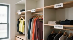 Closet organization tips workout clothes by frequency.jpg