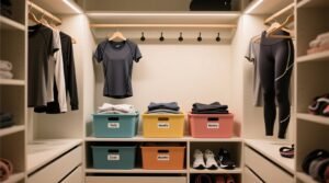 Closet organization tips workout clothes by use frequency.jpg