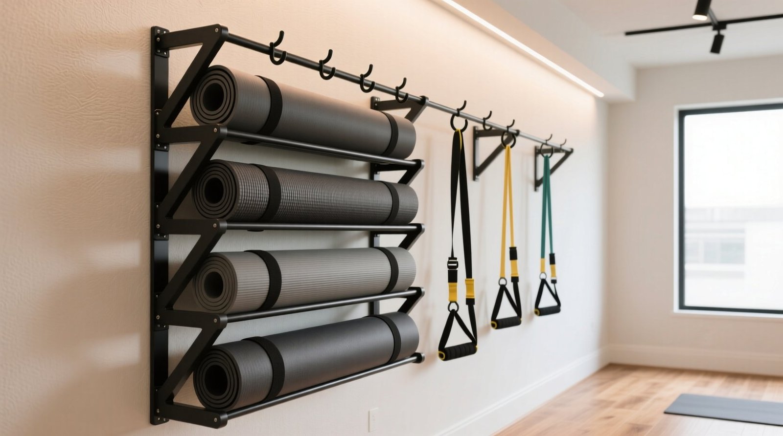 Closet organization tips yoga mat band storage.jpg