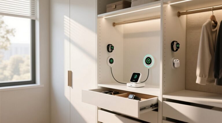 Closet organization with charging station.jpg