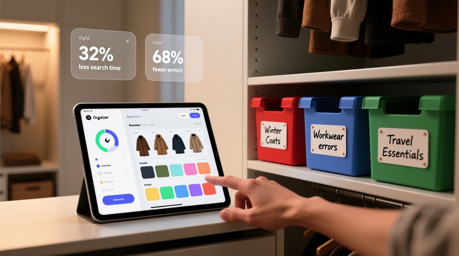 Closet organizer app vs physical labels which finds clothes faster.jpg