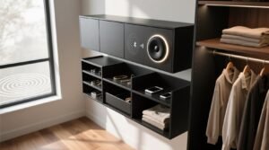 Closet organizers with bluetooth speakers functional or gimmick.jpg