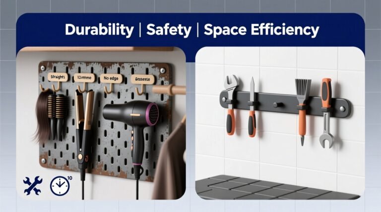Closet pegboard vs magnetic strip for hair tools.jpg
