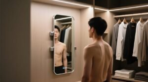 Closet posture mirror worth mounting.jpg