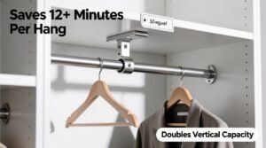 Closet rod extender worth it for renters.jpg