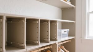 Closet shelf dividers vs acrylic boxes for toddlers.jpg