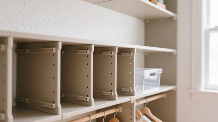 Closet shelf dividers vs acrylic boxes for toddlers.jpg
