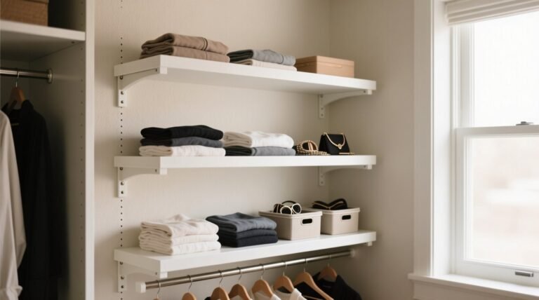 Closet shelf risers vs stackable boxes.jpg