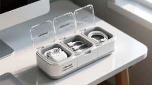 Closet storage for wireless earbuds cases.jpg