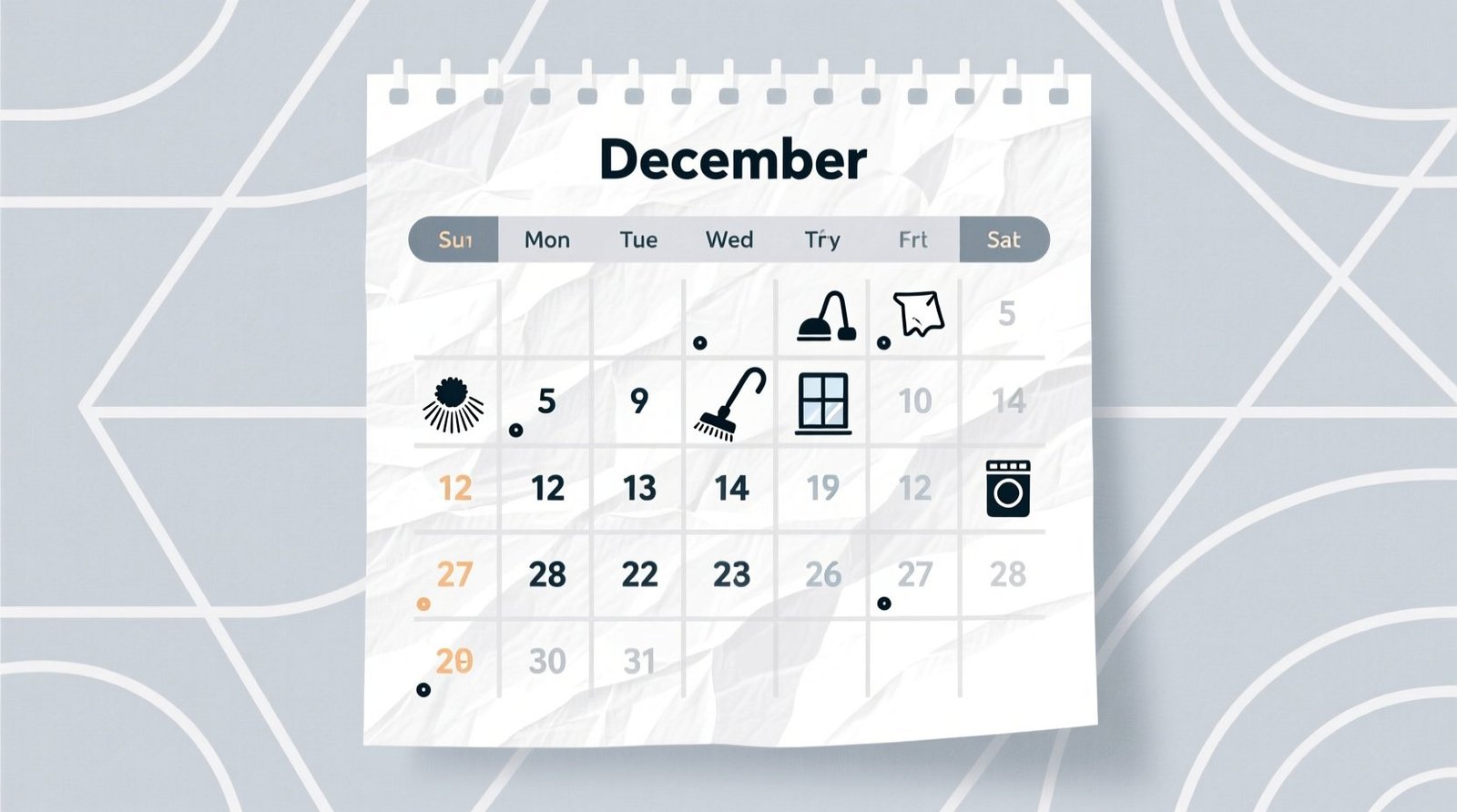 Come clean free cleaning calendar december eco cleaning guide.jpg