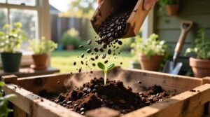 Compost your used coffee grounds to kickstart your own.jpg