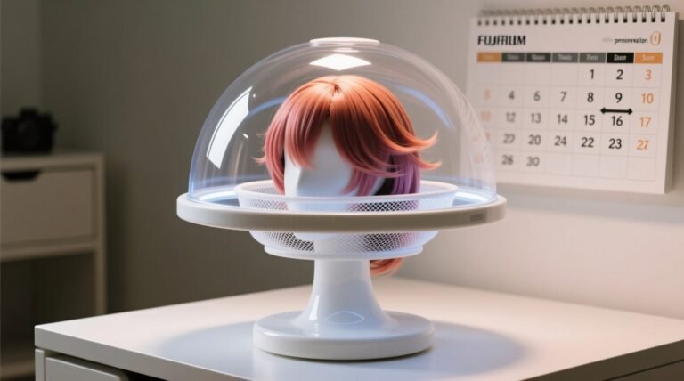 Cosplay wig storage prevent yellowing tangling.jpg