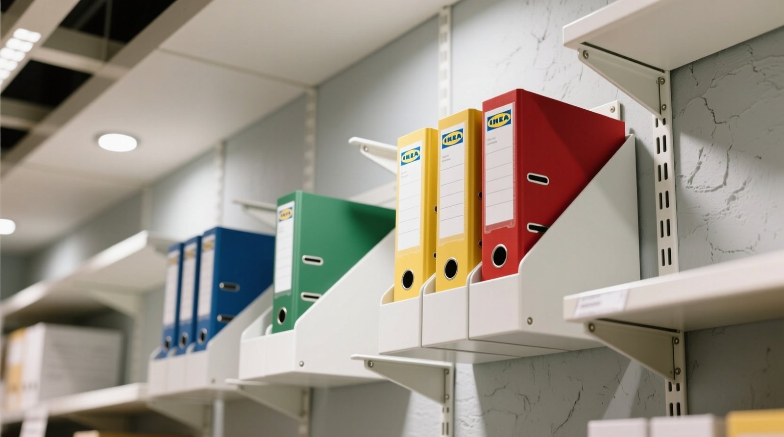 Create hanging file storage from ikea shelf brackets.jpg