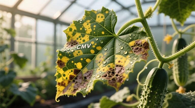 Cucumber mosaic virus symptoms prevention no cure reality.jpg