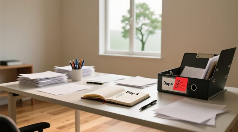 Day 4 paperwork kick the clutter challenge the closet edit protocol.jpg