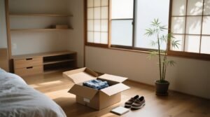 Declutter by packing up all your stuff only unpack what you wear.jpg