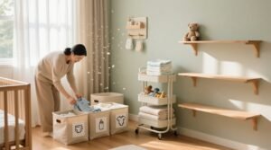 Decluttering and storage before a new baby a textile safe closet reset.jpg