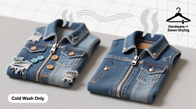 Denim jacket hardware metal vs plastic wash survival.jpg