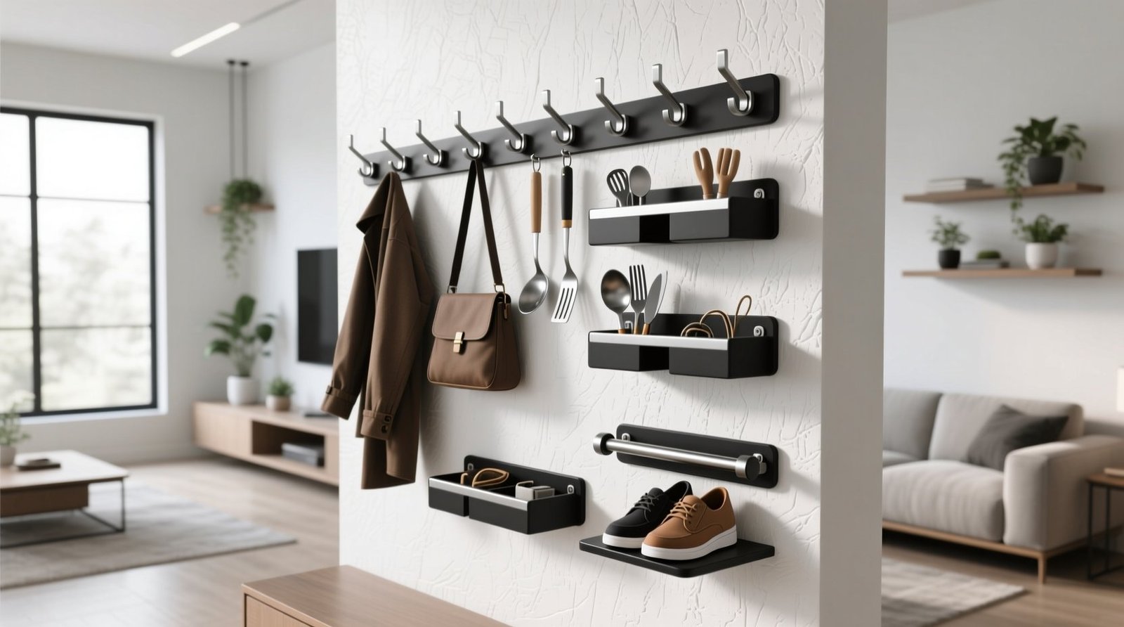 Design forward hooks rails and racks to tidy every space in your home.jpg