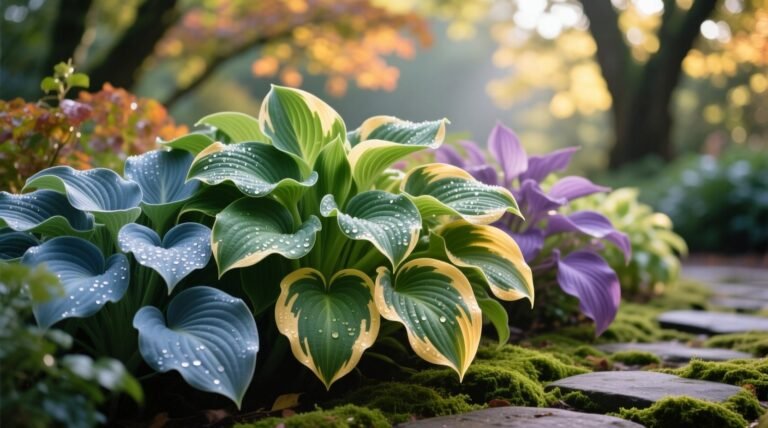 Different colors of hostas genetics light and seasonal shifts explained.jpg