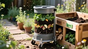 Diy compost tumbler build a high efficiency odor free system.jpg