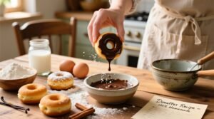 Diy donettes doughnut recipe oil free oven baked foolproof.jpg
