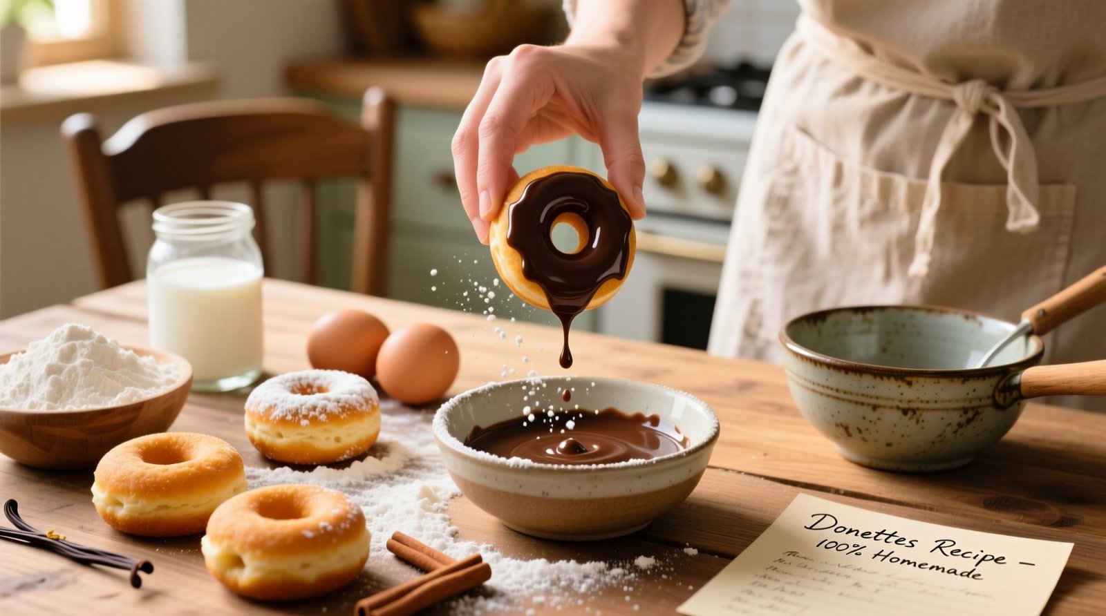 Diy donettes doughnut recipe oil free oven baked foolproof.jpg