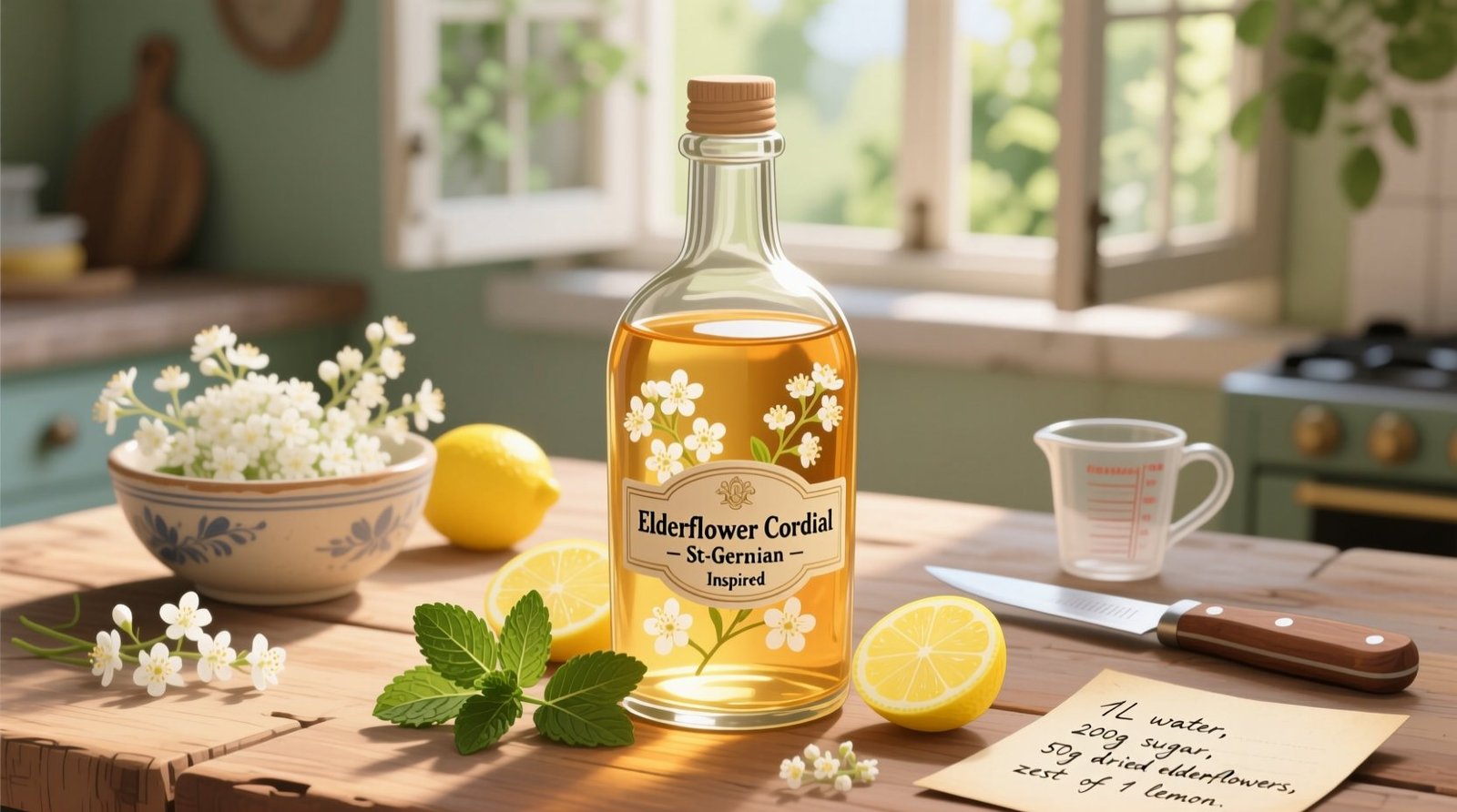 DIY Elderflower Cordial St-Germain Homemade Recipe: Science-Backed Guide