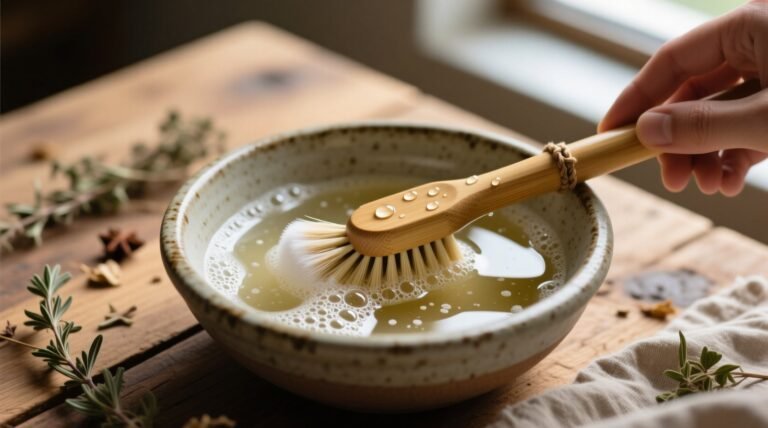 Diy makeup brush cleaner non toxic enzyme powered bristle safe.jpg