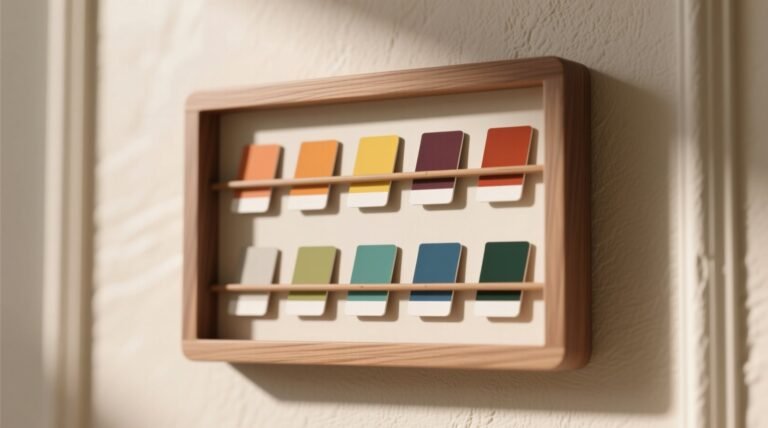 Diy paint chip card holder for closet organization.jpg