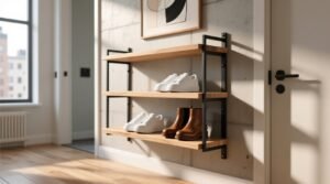 Diy shoe racks science backed designs for long term footwear care.jpg