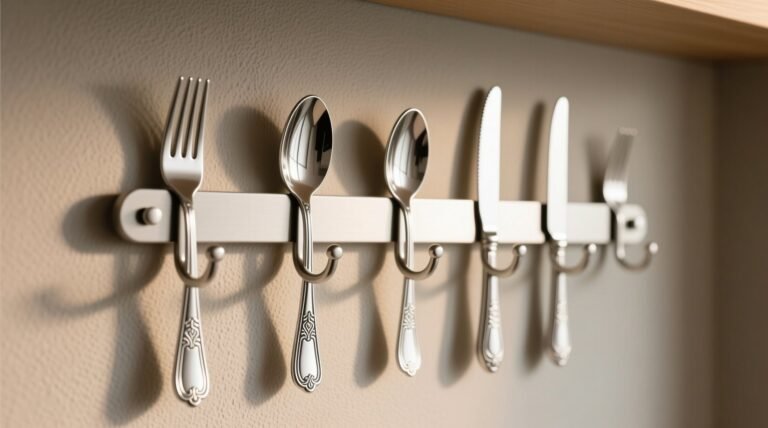 Diy silverware clothes hooks safe textile safe closet organization.jpg