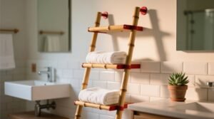 Diy towel ladder in redbook step by step build guide textile safe tips.jpg