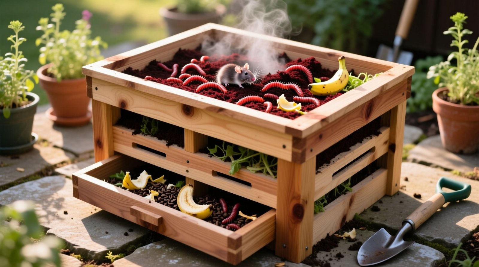 Diy worm compost bin build a safe odor free system in 90 minutes.jpg