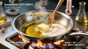 Does mixing oil and butter really alter the smoke point science backed answer.jpg
