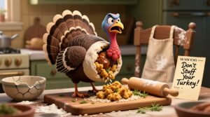 Dont stuff your turkeyput cooked stuffing in while th.jpg