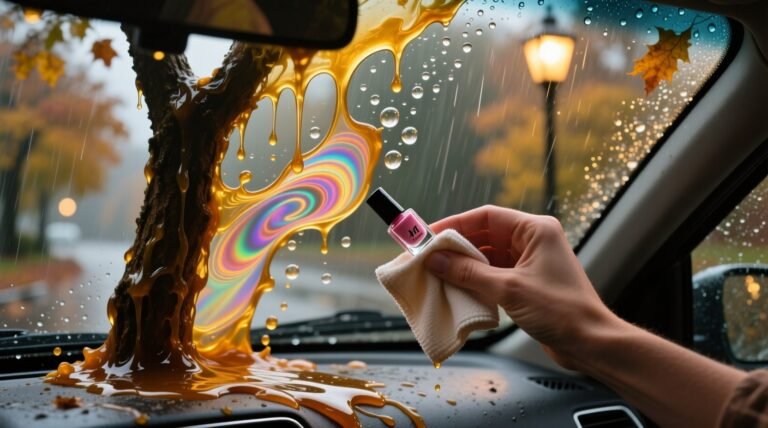 Dont use nail polish remover to get sap off your cars windshield.jpg