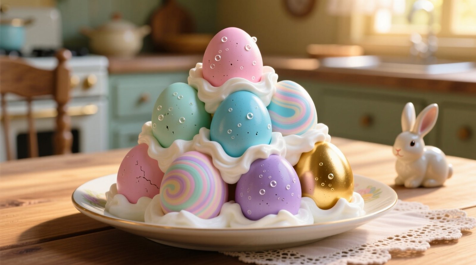 Dyed Easter Eggs Shaving Cream Art: Safe, Science-Backed Method
