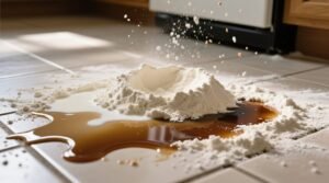 Easily clean up big liquid spills with flour science backed method.jpg
