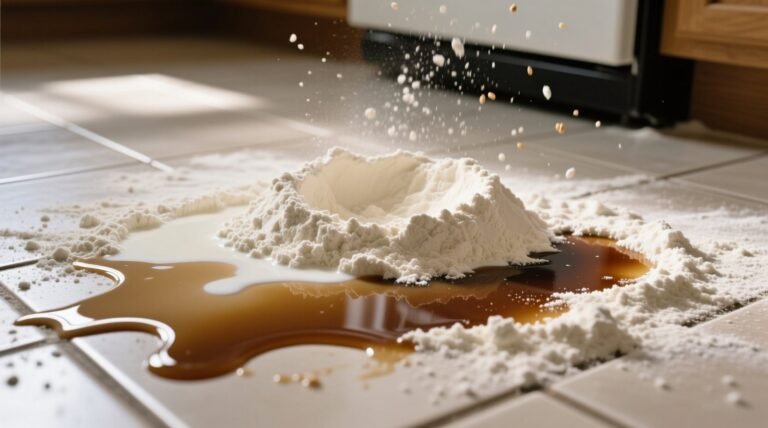 Easily clean up big liquid spills with flour science backed method.jpg