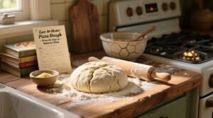 Easy at home pizza dough recipe from the guys at robertas pizza.jpg