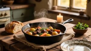 Easy comforting cast iron dinners science backed one pan meals.jpg