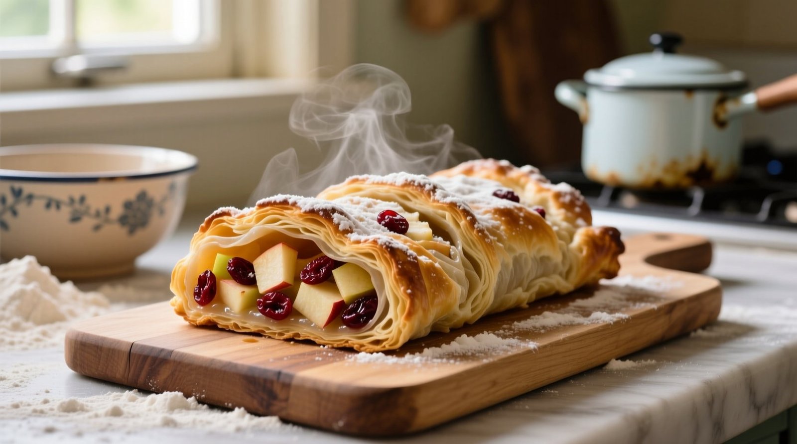 Easy cranberry apple strudel puff pastry recipe 45 minute.jpg