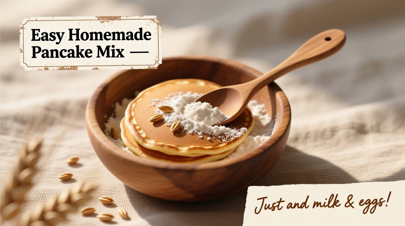 Easy Homemade Pancake Mix: Science-Backed Recipe & Storage Guide