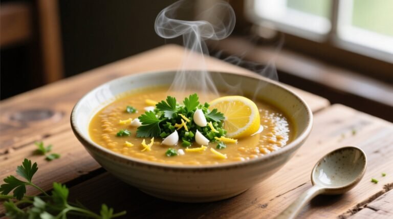 Easy lentil soup with parsley garlic lemon gremolata recipe.jpg