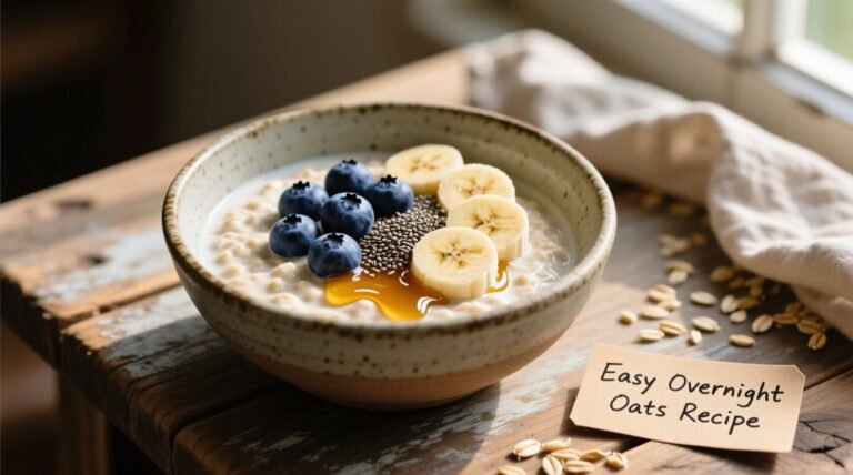 Easy overnight oats recipe science backed ratios no soggy results.jpg