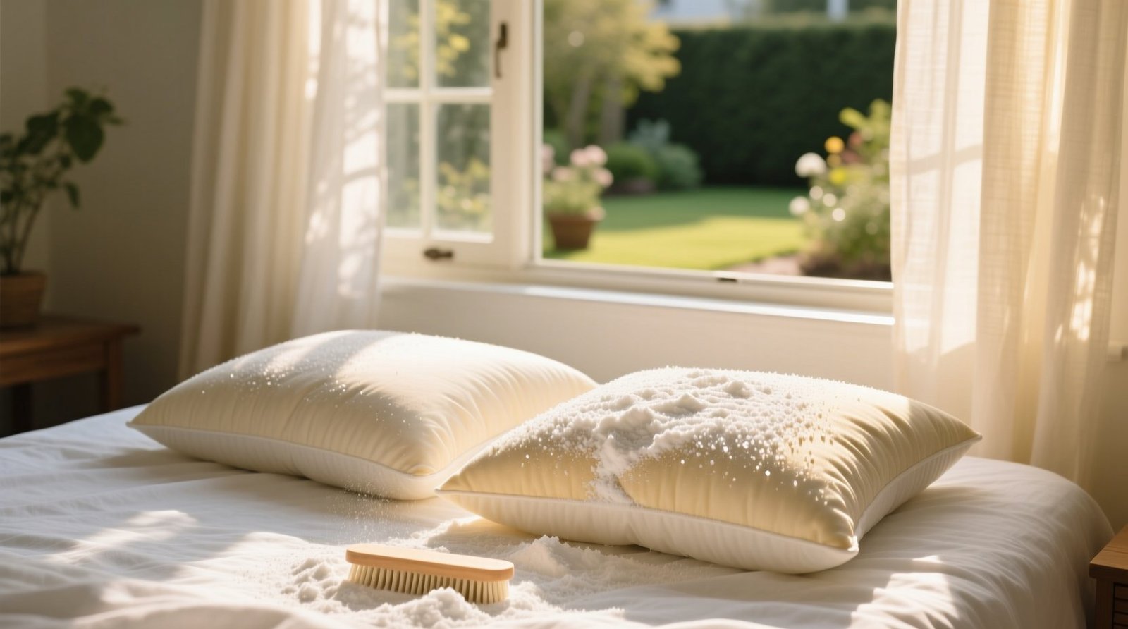 Eco friendly cleaning deep clean memory foam pillows.jpg