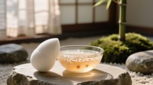 Eco friendly cleaning fermented rice water for makeup sponges.jpg