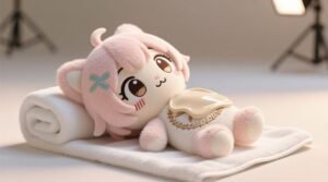 Eco friendly cleaning oatmeal poultice for anime plush.jpg