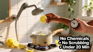 Eco friendly cleaning remove hard water stains with lemon peels.jpg